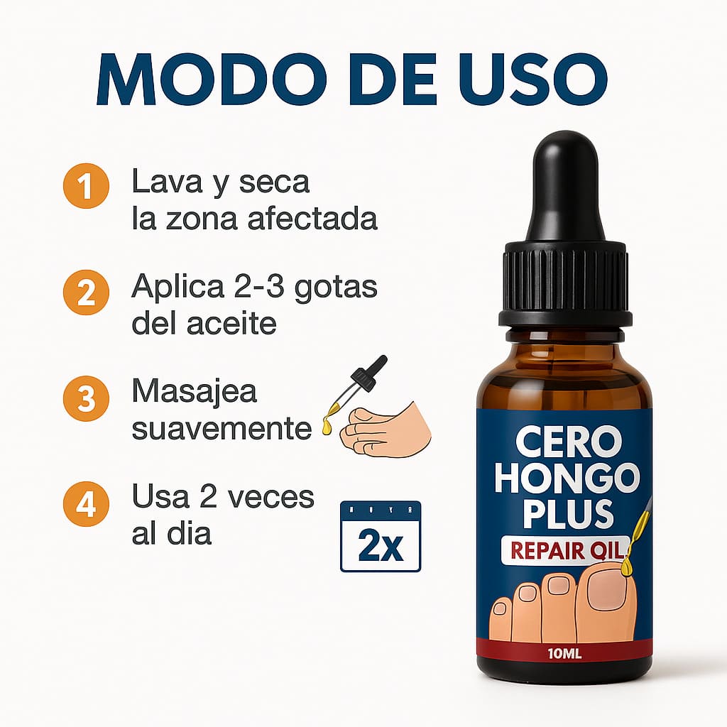 Cero Hongo Plus® – Fórmula avanzada contra hongos