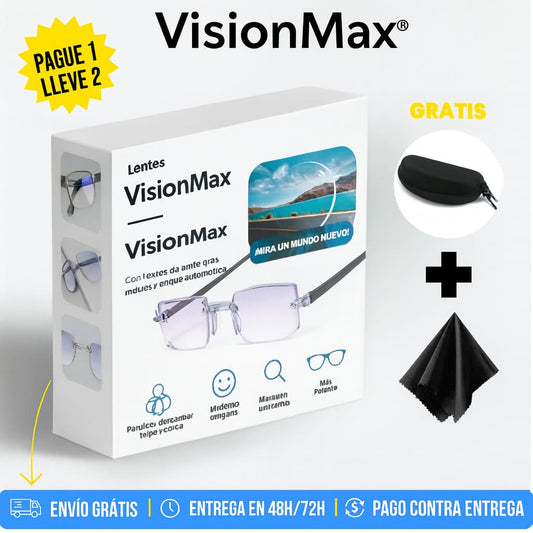 Gafas Multifocales VisiónMax® TR90 – Lentes Progresivos que se Ajustan Solos, con Protección Luz Azul y Oscurecimiento Automático al Sol